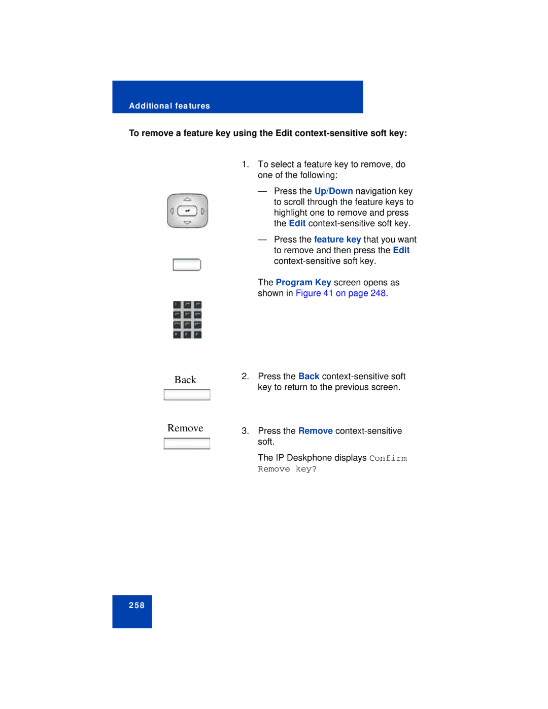 Avaya NN43113-101 manual Back Remove 