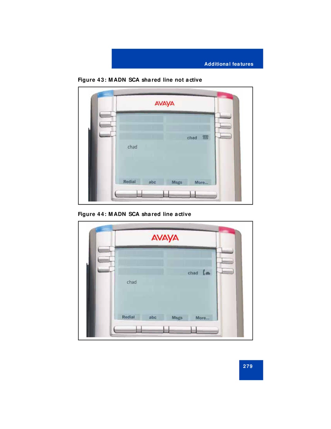 Avaya NN43113-101 manual Madn SCA shared line not active 