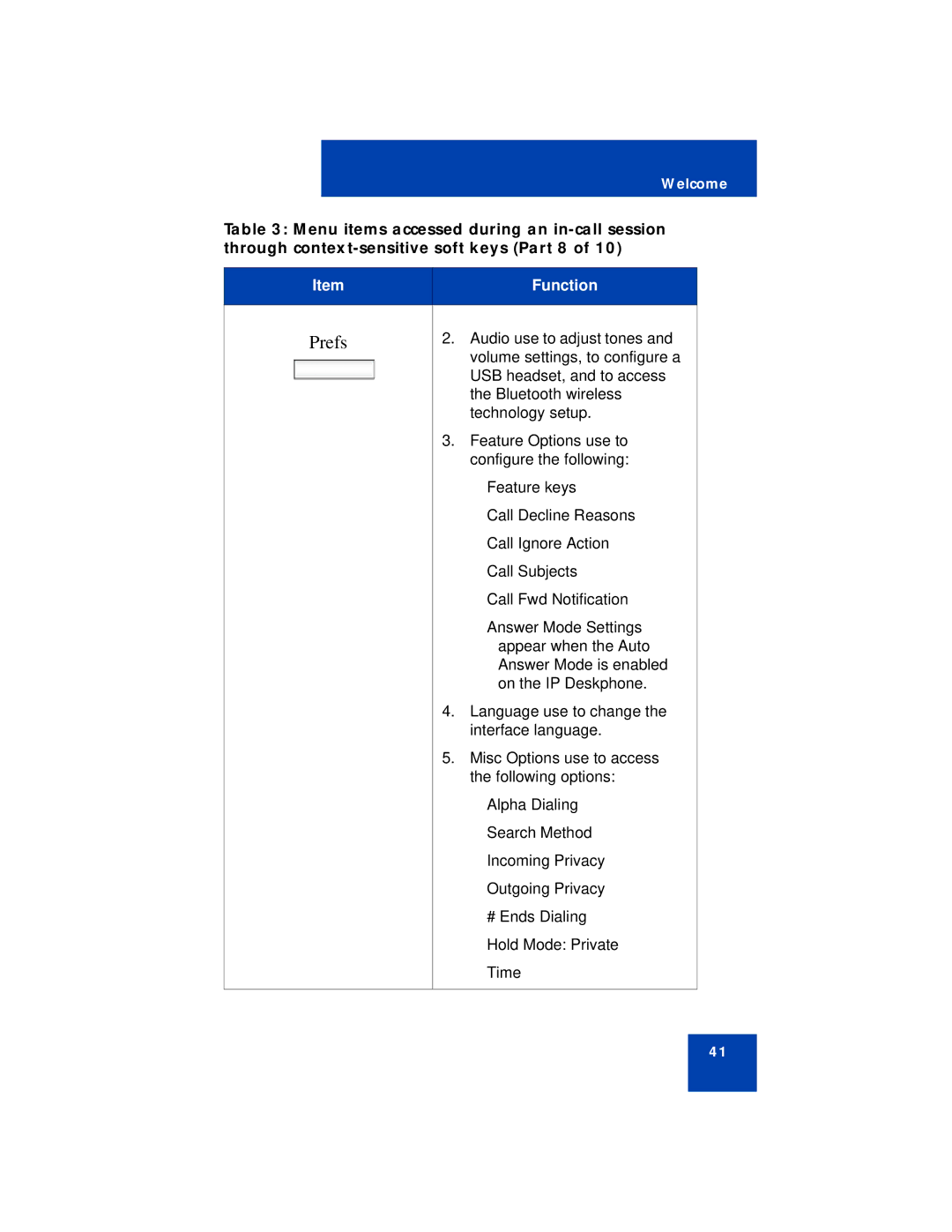 Avaya NN43113-101 manual Volume settings, to configure a 