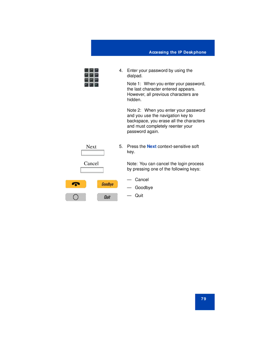 Avaya NN43113-101 manual Next Cancel 