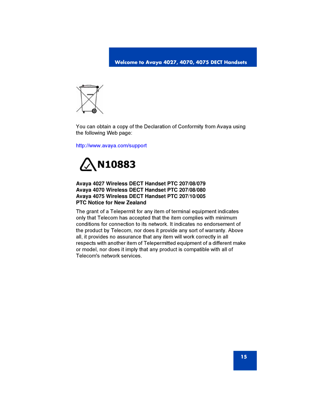 Avaya NN43120-122 manual Welcome to Avaya 4027, 4070, 4075 Dect Handsets 