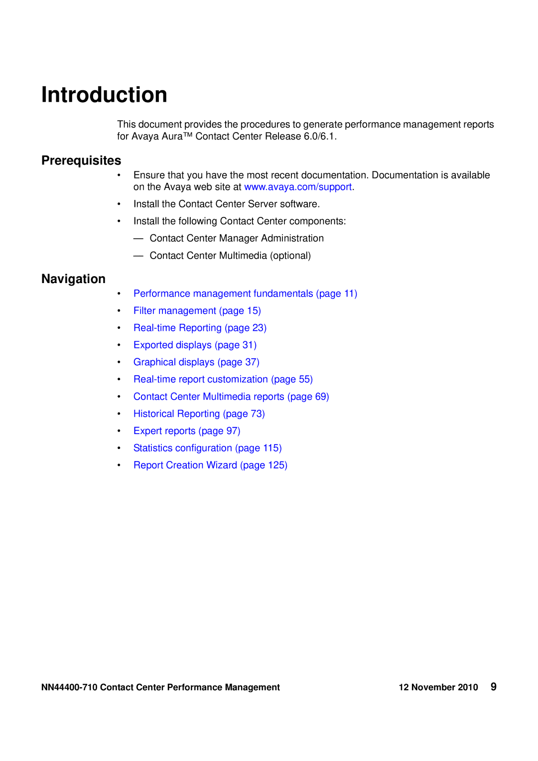 Avaya NN44400-710 manual Introduction, Prerequisites 