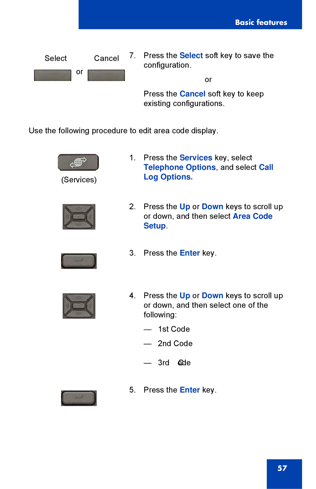 Avaya 1230, NTYS20DC70E6 manual Telephone Options , and select Call 