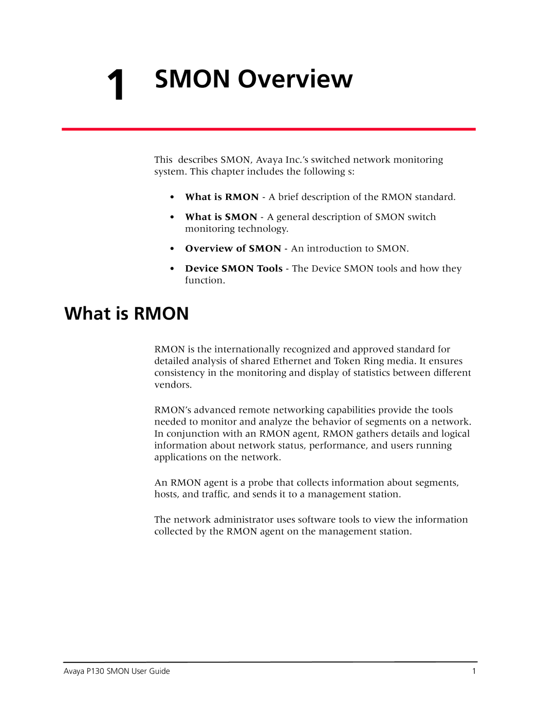 Avaya P130 SMON manual ? $@#$% 