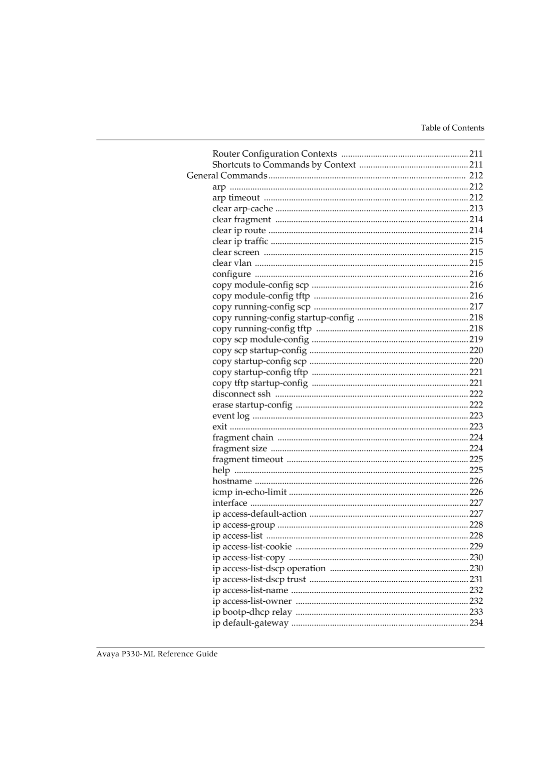 Avaya P330-ML-ML manual 212 