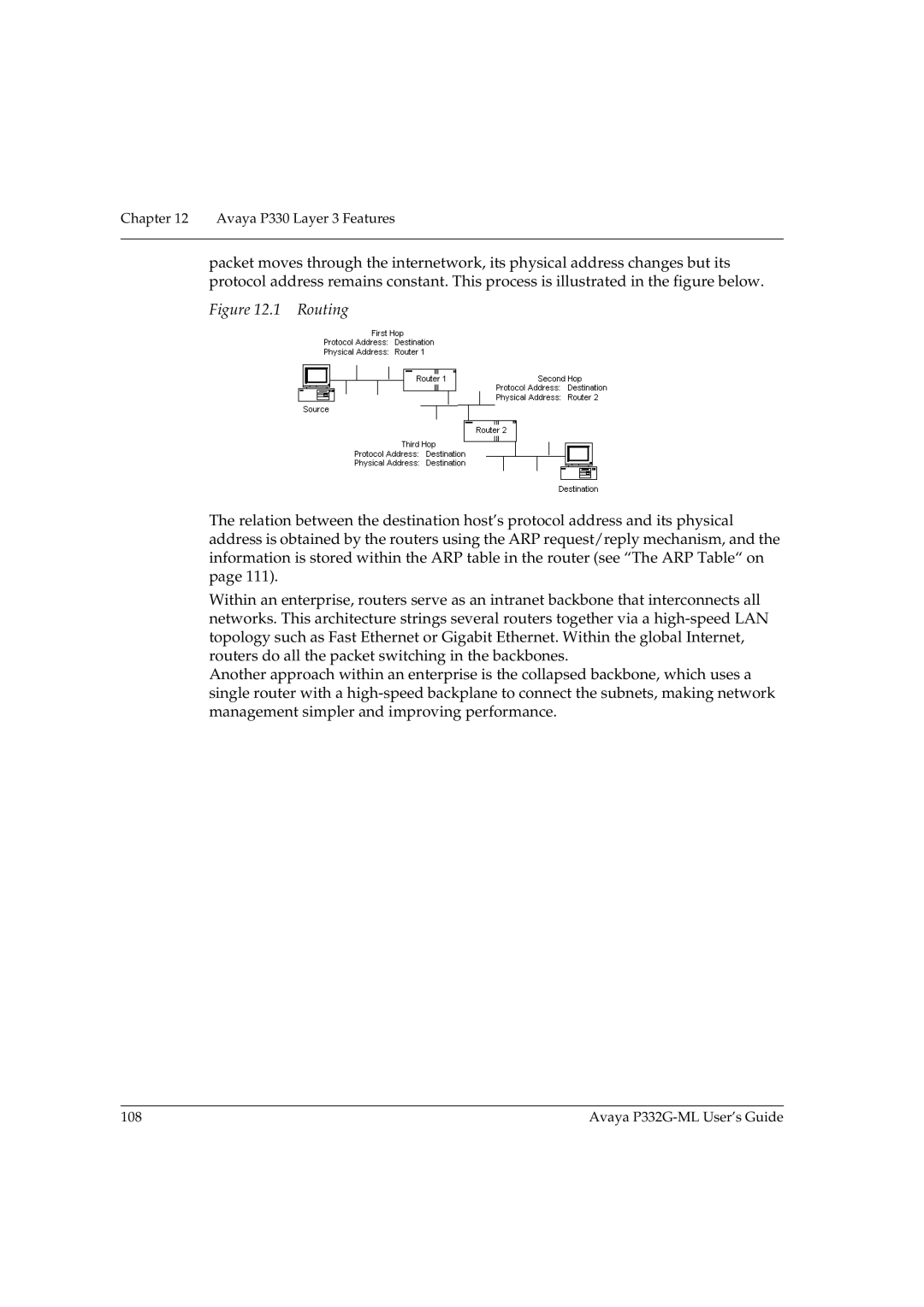 Avaya P332G-ML manual Routing 