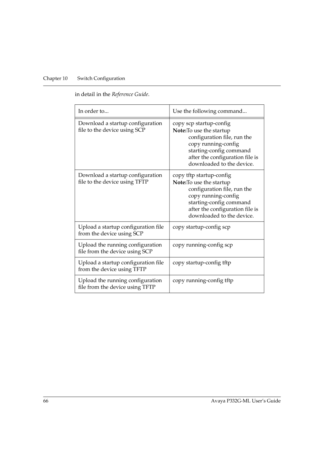 Avaya P332G-ML manual Switch Configuration 