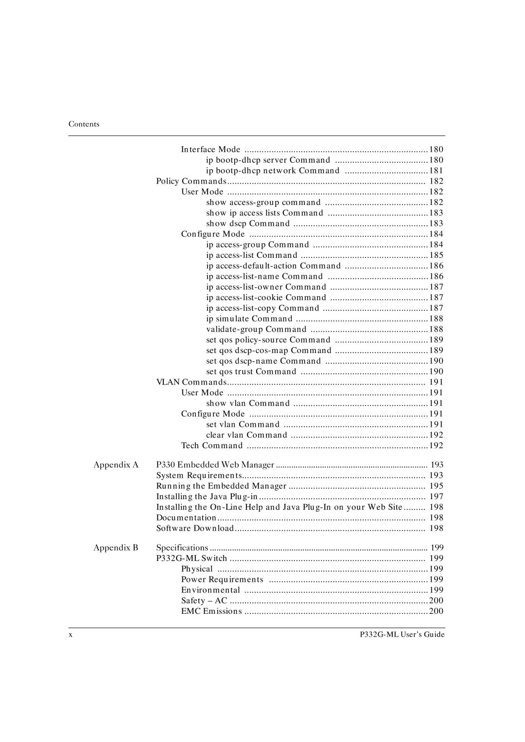 Avaya P332G-ML manual Contents 