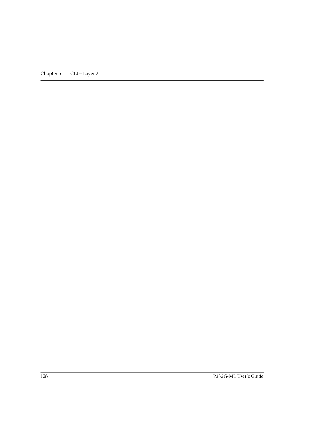 Avaya manual Chapter CLI Layer 128 P332G-ML User’s Guide 