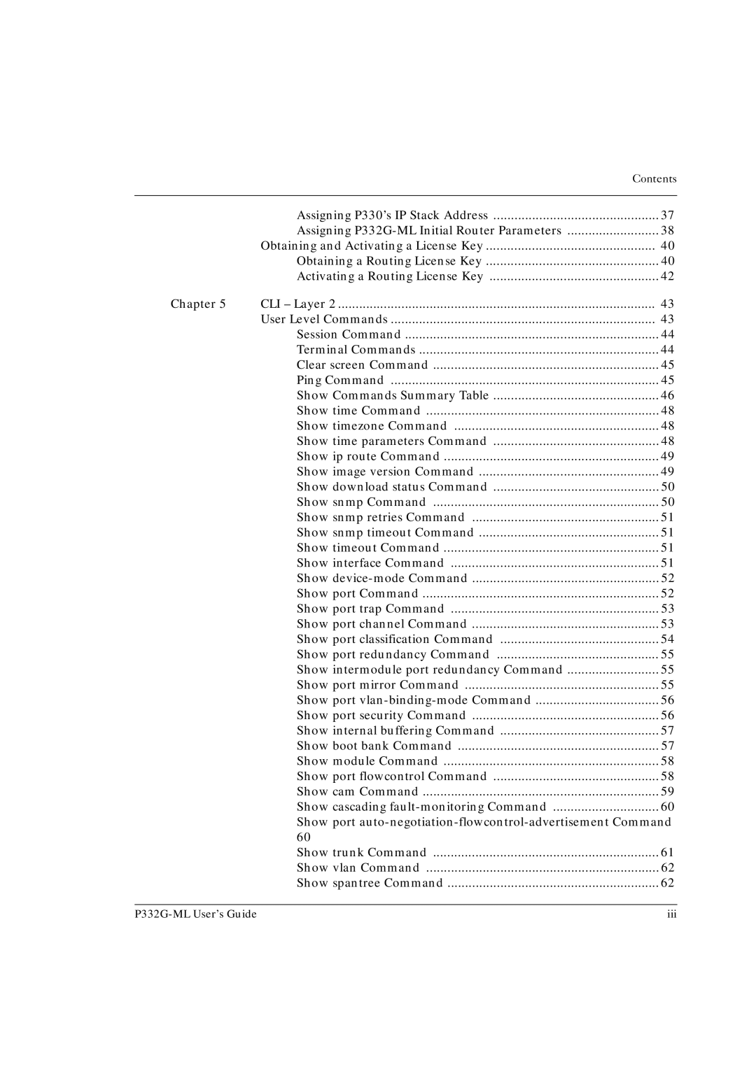 Avaya manual P332G-ML User’s Guide Iii 