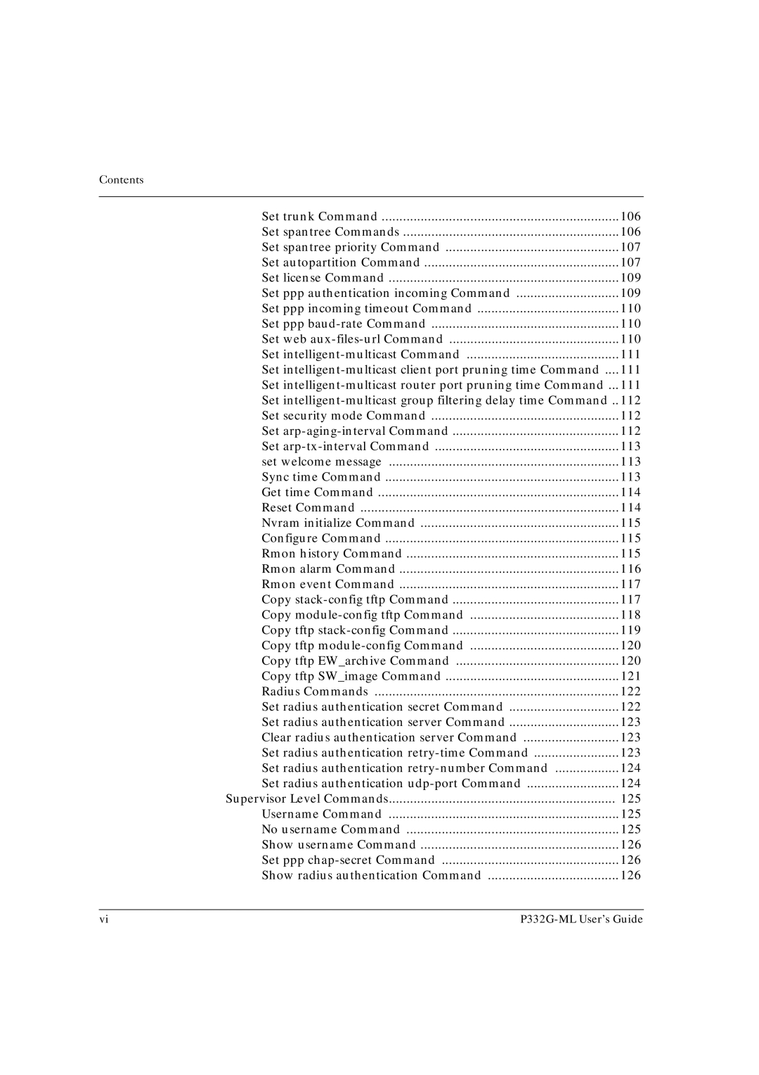 Avaya P332G-ML manual Contents 