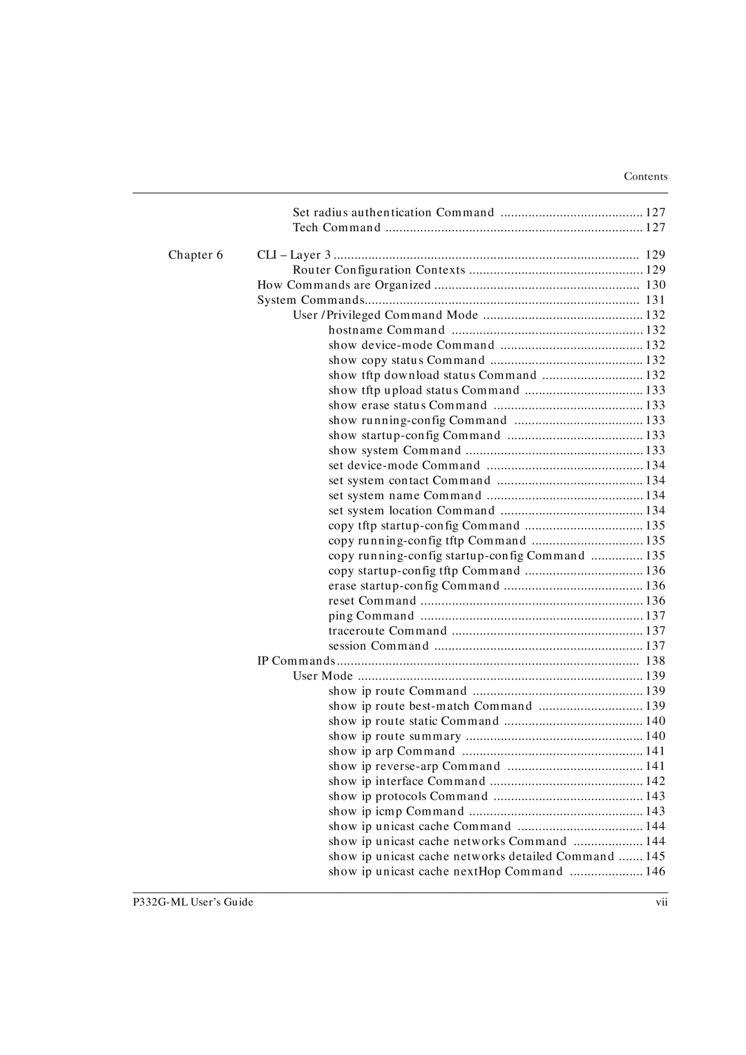 Avaya manual P332G-ML User’s Guide Vii 