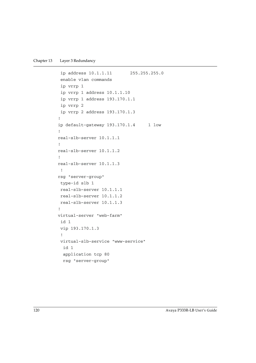 Avaya manual Avaya P333R-LB User’s Guide 