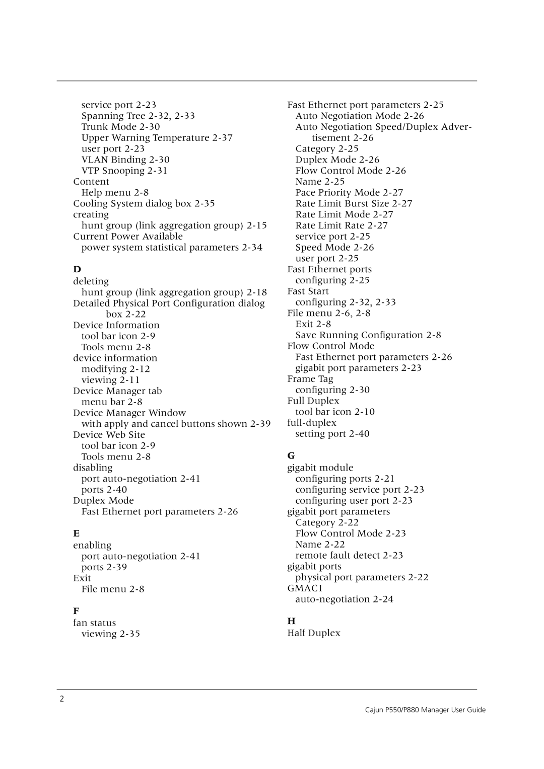 Avaya manual Cajun P550/P880 Manager User Guide 