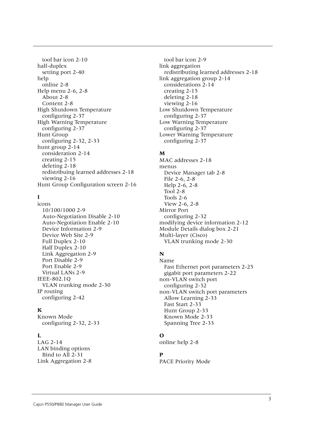 Avaya manual Cajun P550/P880 Manager User Guide 