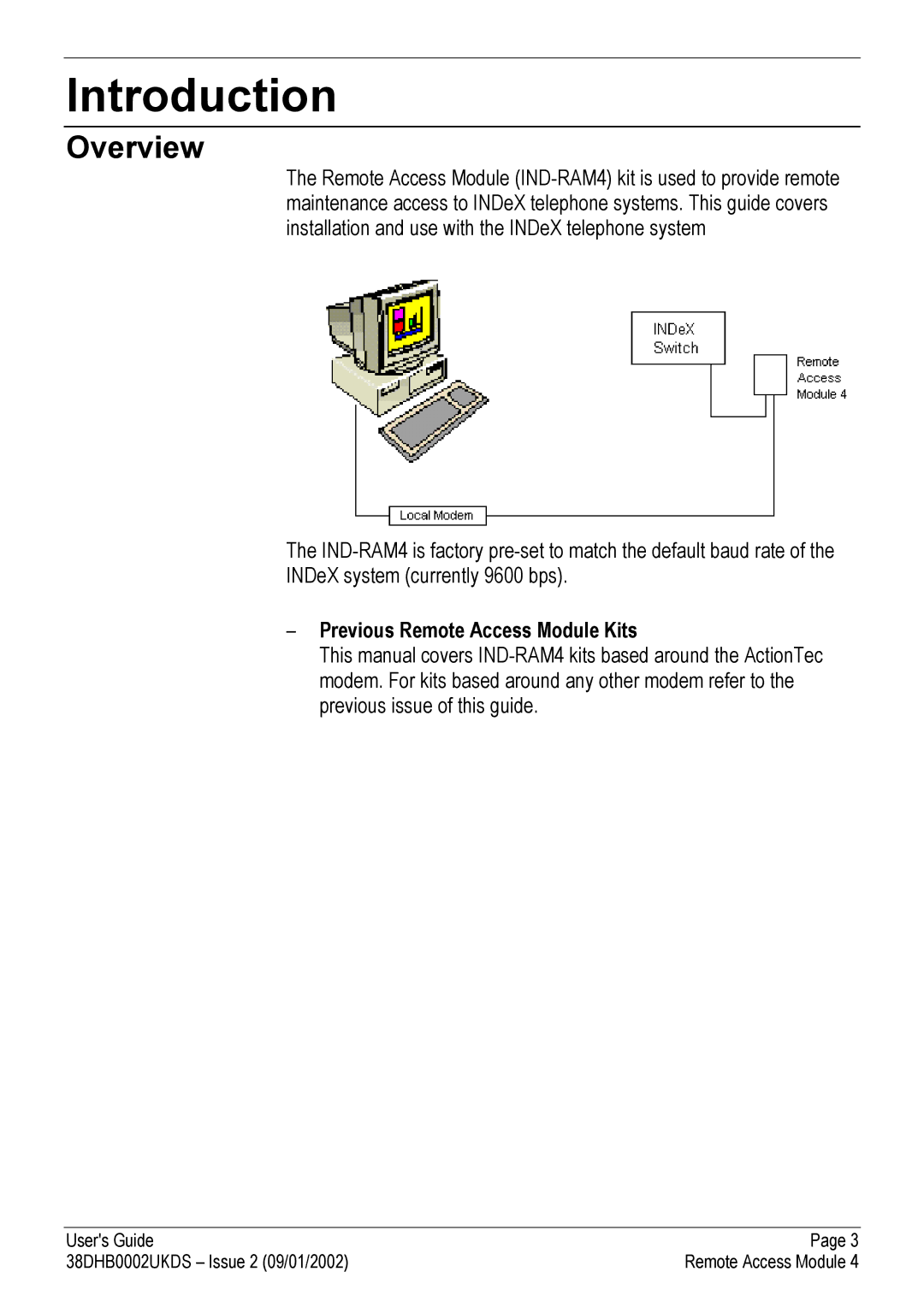 Avaya Remote Access Module 4 manual Overview, Previous Remote Access Module Kits 