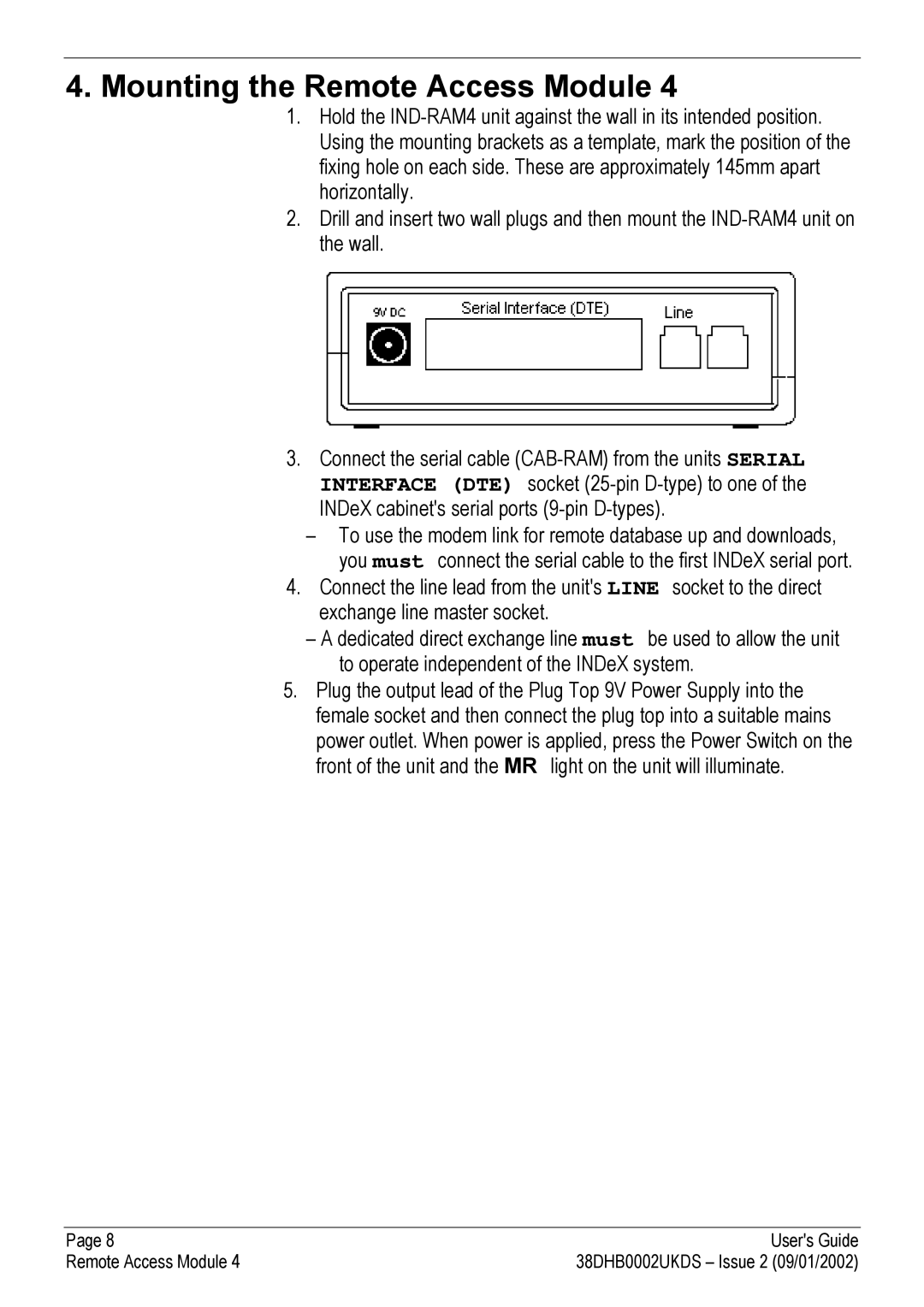 Avaya Remote Access Module 4 manual Mounting the Remote Access Module 