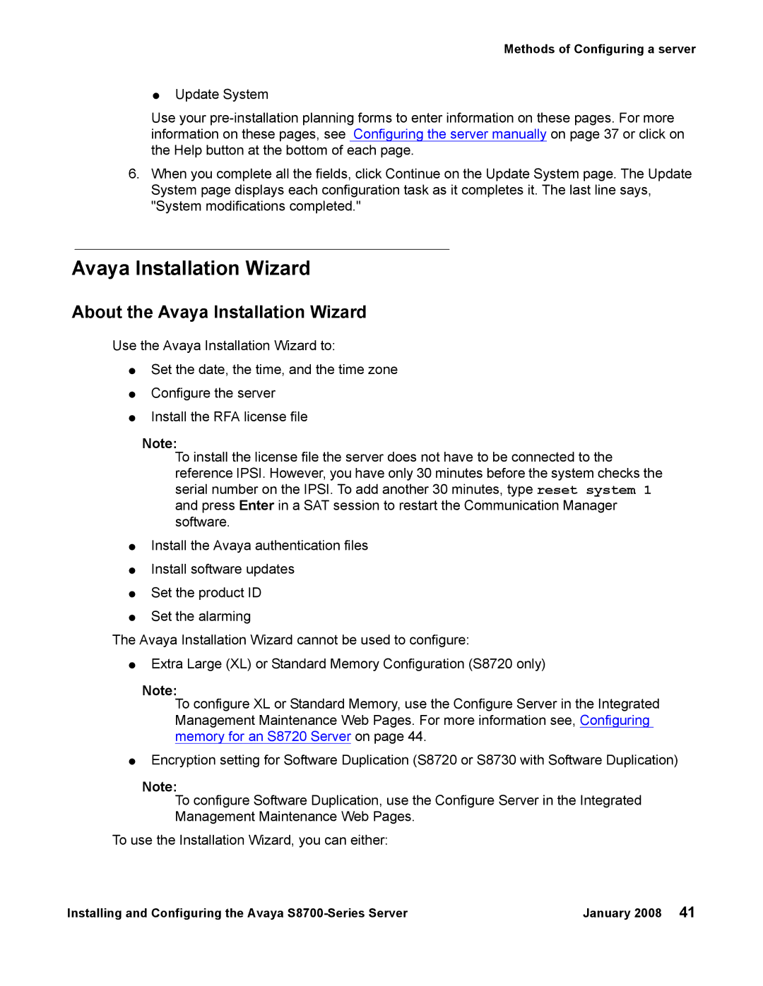 Avaya S8700 manual About the Avaya Installation Wizard 