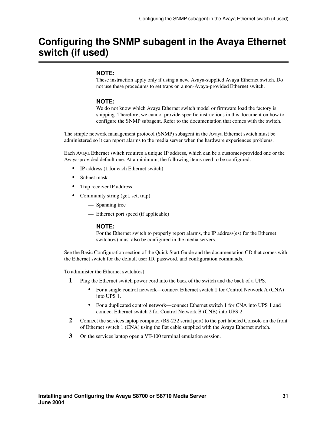 Avaya S8710 manual 