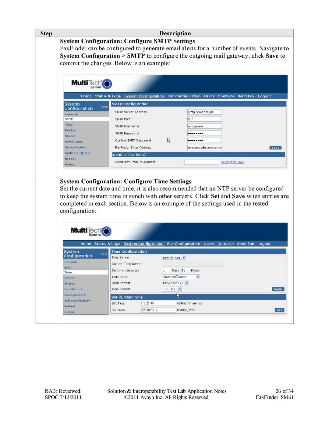 Avaya SM61 manual 