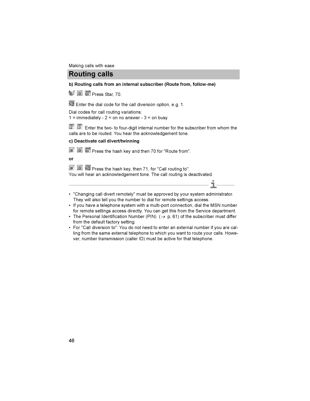 Avaya T3 (IP) Comfort manual Routing calls 