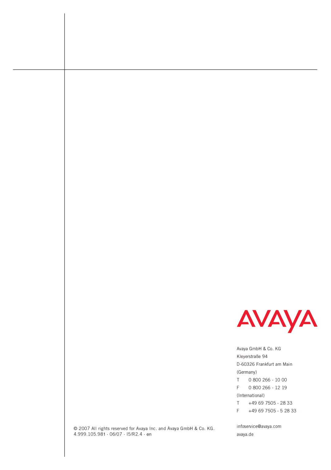 Avaya T3 (IP) Compact manual 