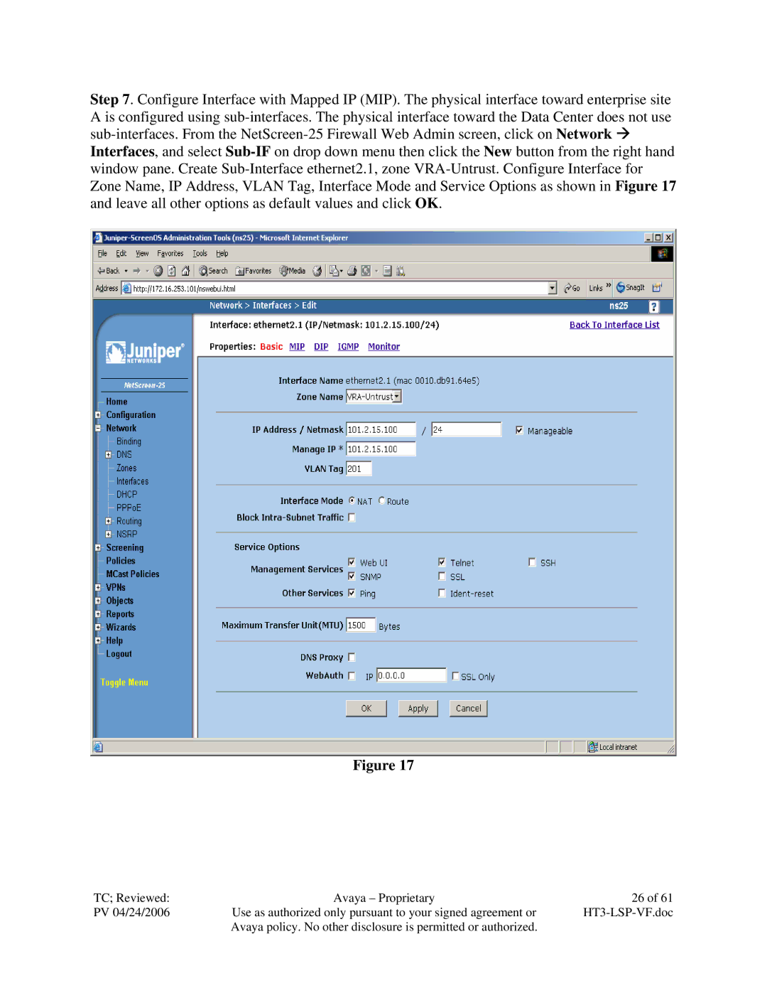 Avaya VF 3000 manual TC Reviewed Avaya Proprietary PV 04/24/2006 