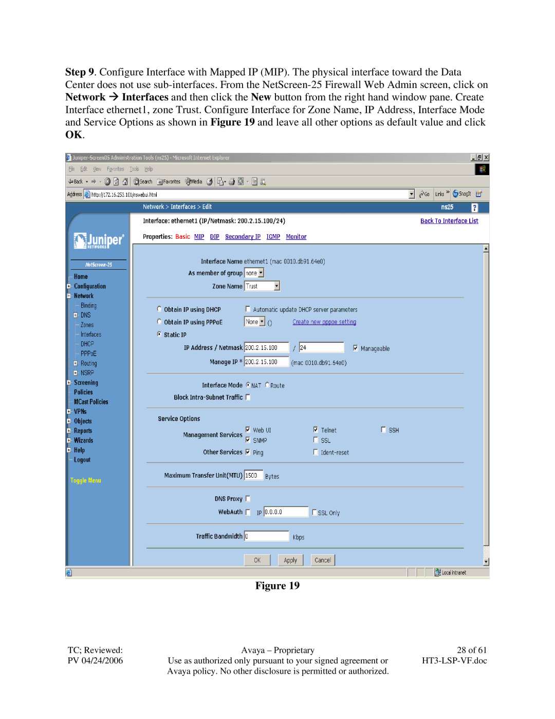 Avaya VF 3000 manual TC Reviewed Avaya Proprietary PV 04/24/2006 