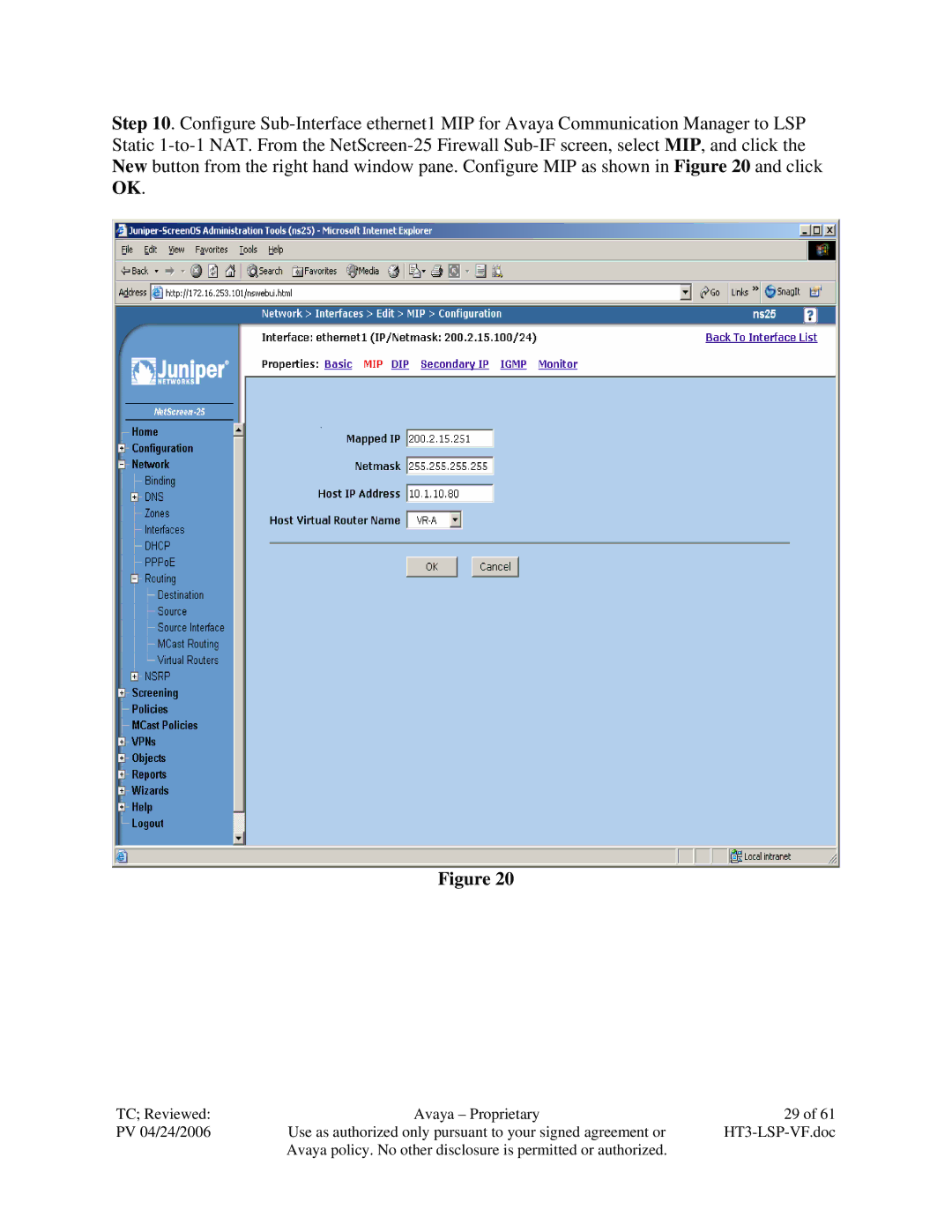 Avaya VF 3000 manual TC Reviewed Avaya Proprietary PV 04/24/2006 