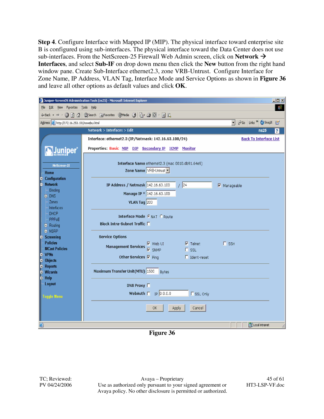 Avaya VF 3000 manual TC Reviewed Avaya Proprietary PV 04/24/2006 