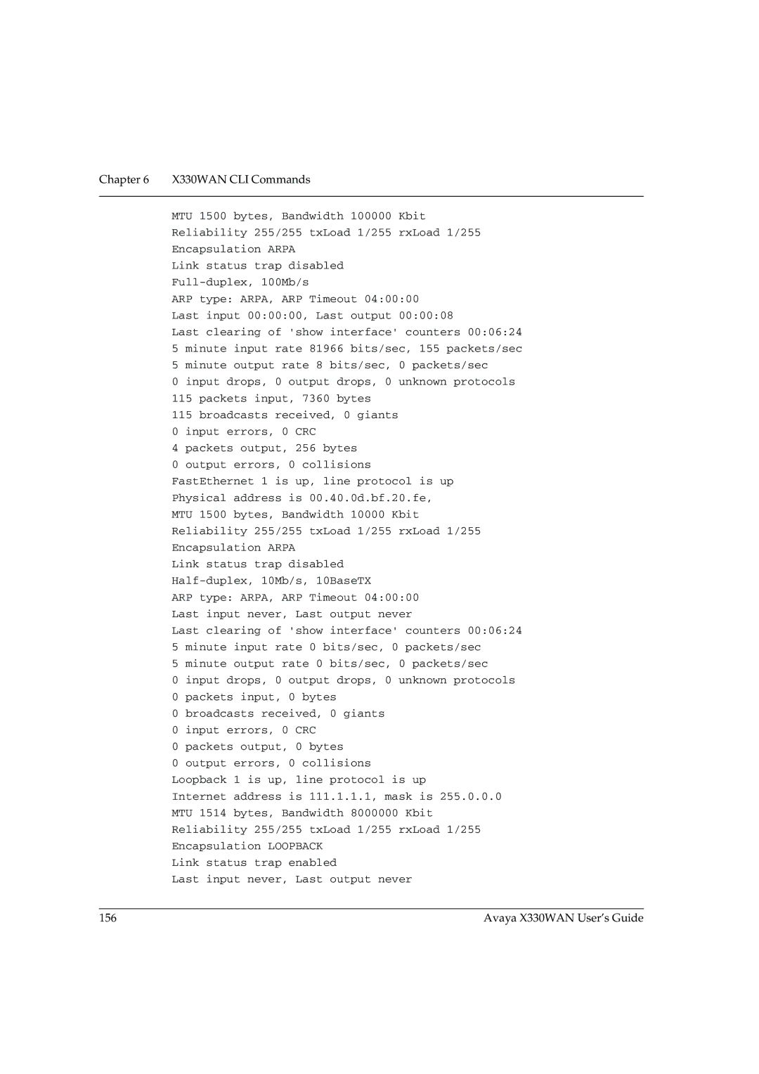 Avaya manual Avaya X330WAN User’s Guide 