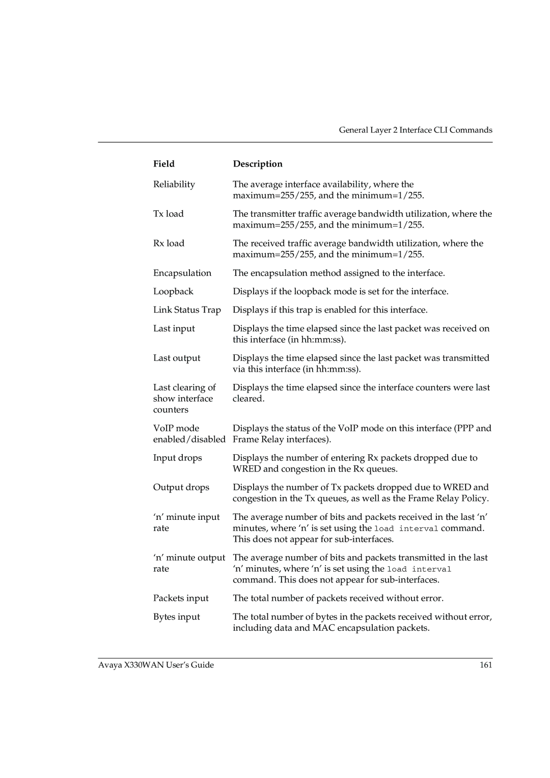 Avaya manual Avaya X330WAN User’s Guide 161 