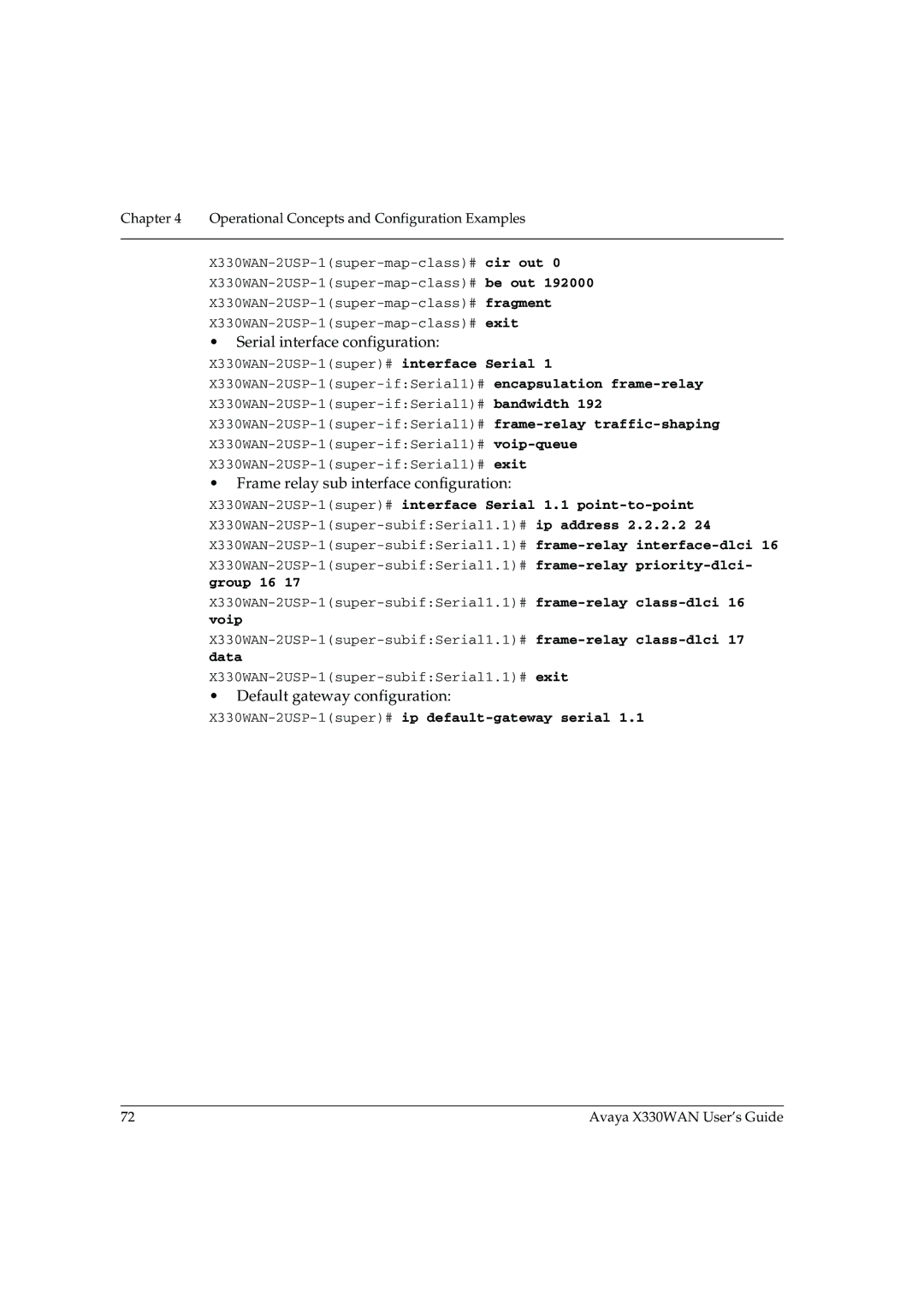 Avaya X330WAN manual Group 16 