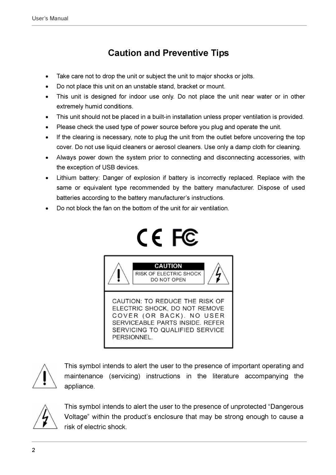 AVE MV DR16X, MV DR8X, AVE DR16X, AVE DR8X user manual User’s Manual 