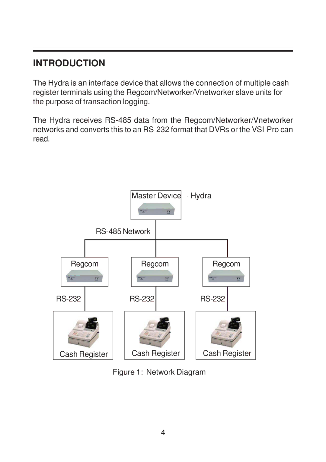 AVE RS-485 operation manual Introduction, Network Diagram 