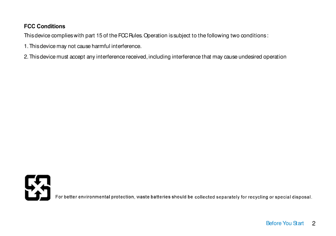 AVERATEC 2700 manual FCC Conditions 