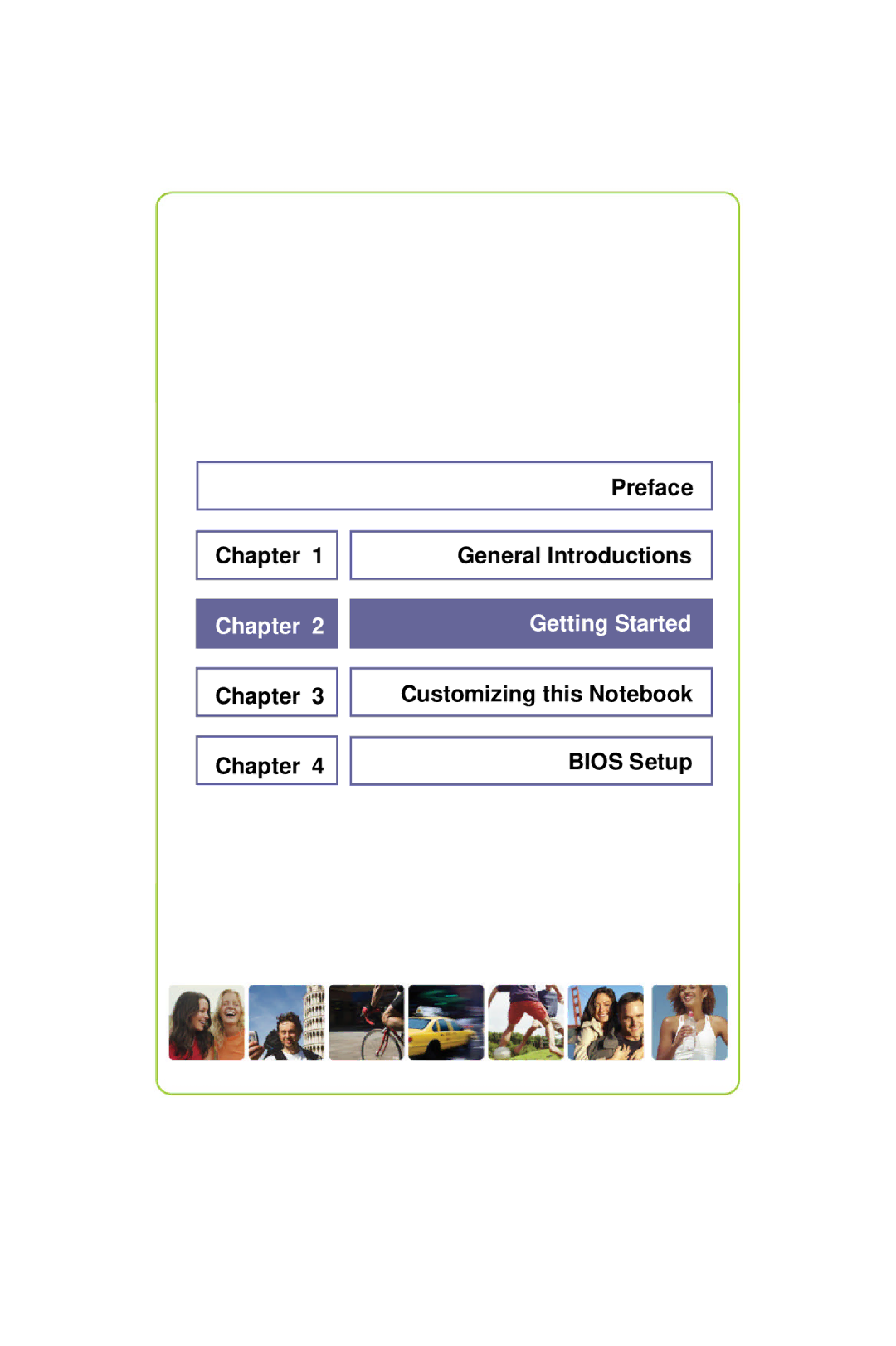 AVERATEC 7100 manual Preface Chapter, Chapter General Introductions, Customizing this Notebook Bios Setup 