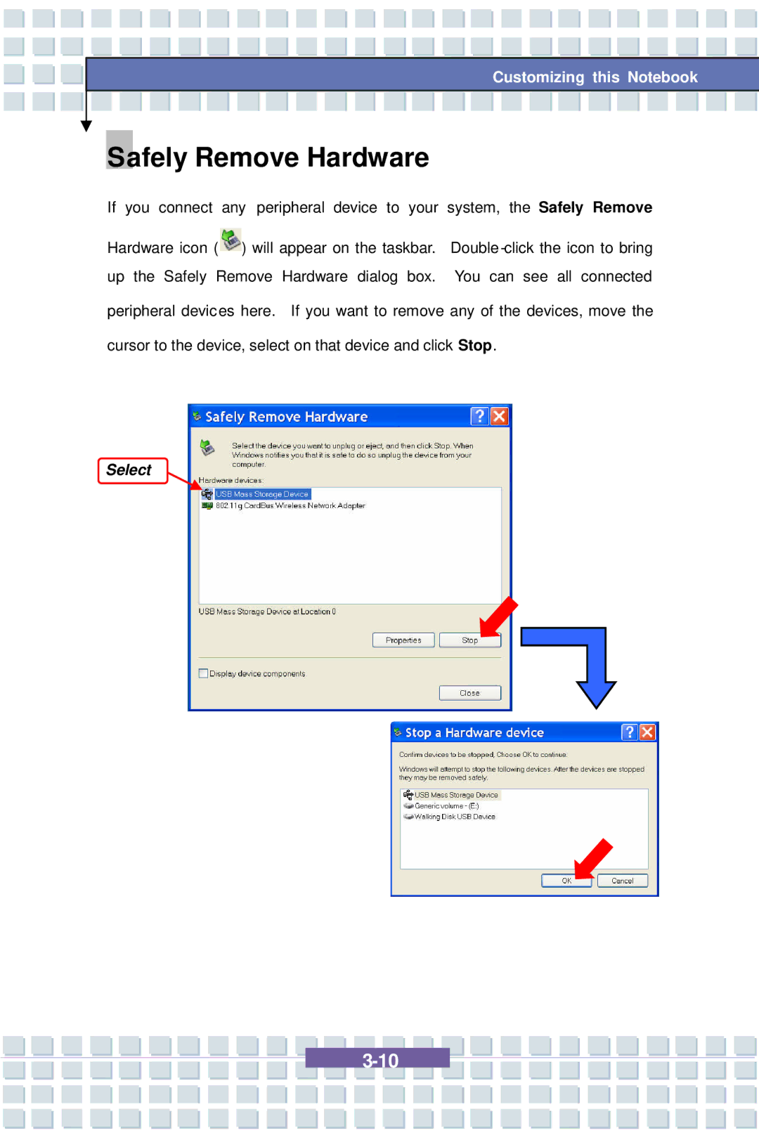 AVERATEC 7100 manual Safely Remove Hardware 