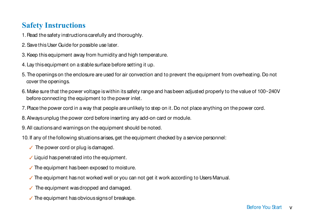 AVERATEC N3400 manual Safety Instructions 