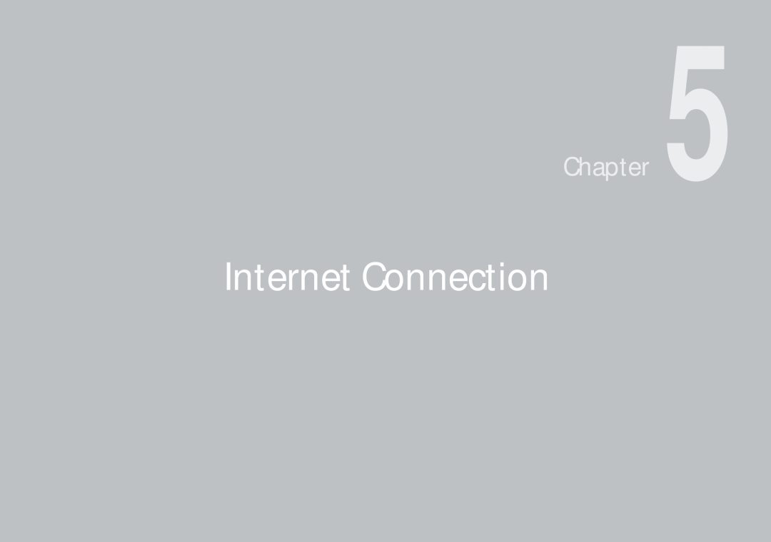 AVERATEC N3400 manual Internet Connection, Chapter 