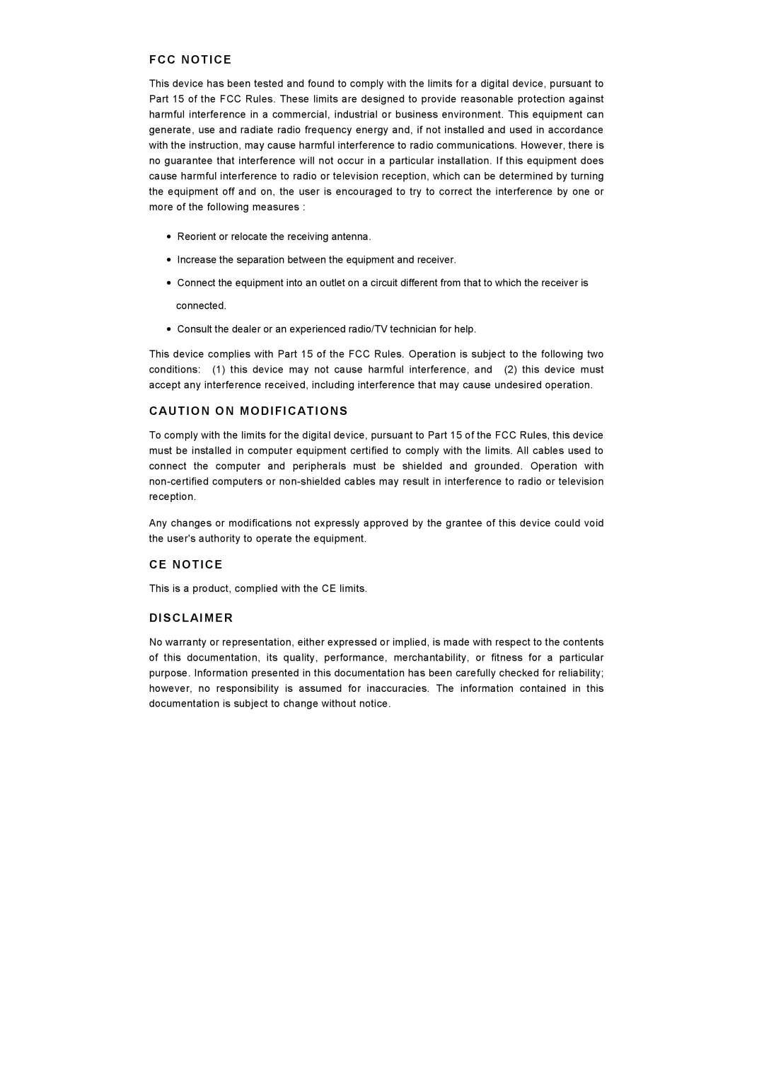 AVerMedia Technologies AVerVision300i user manual CE Notice 