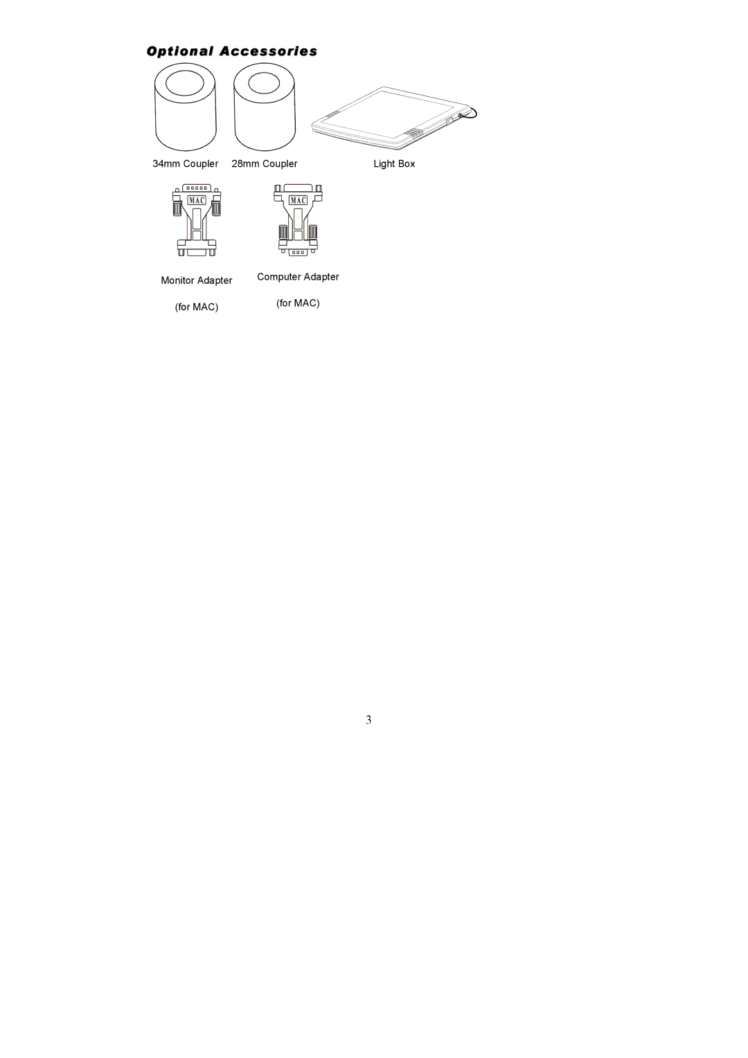 AVerMedia Technologies AVerVision300i user manual Optional Accessories 