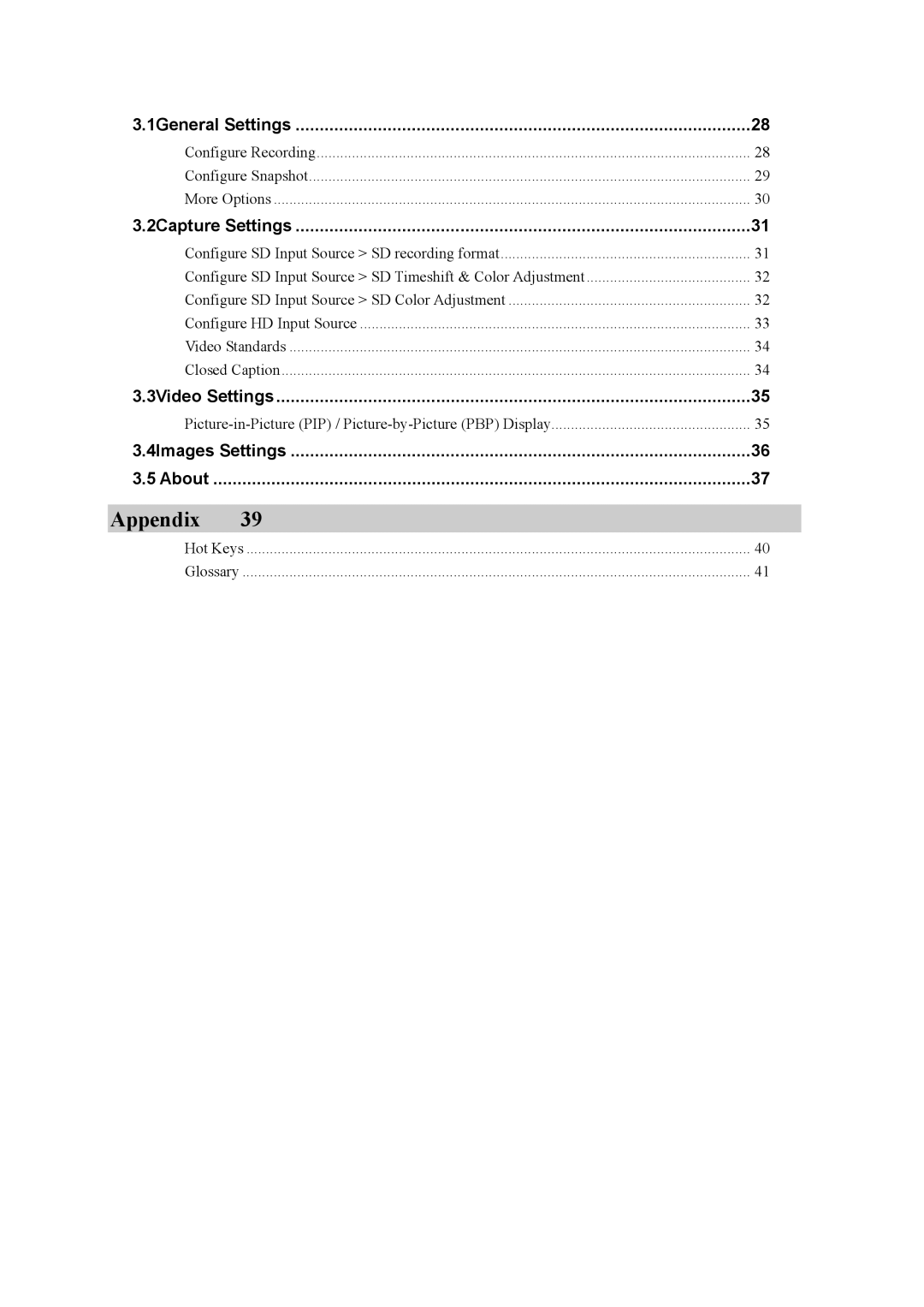 AVerMedia Technologies MTVHDDVRR user manual Appendix 