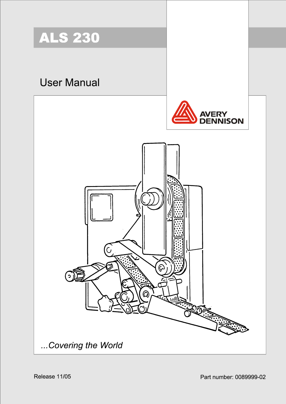 Avery ALS 230 manual 