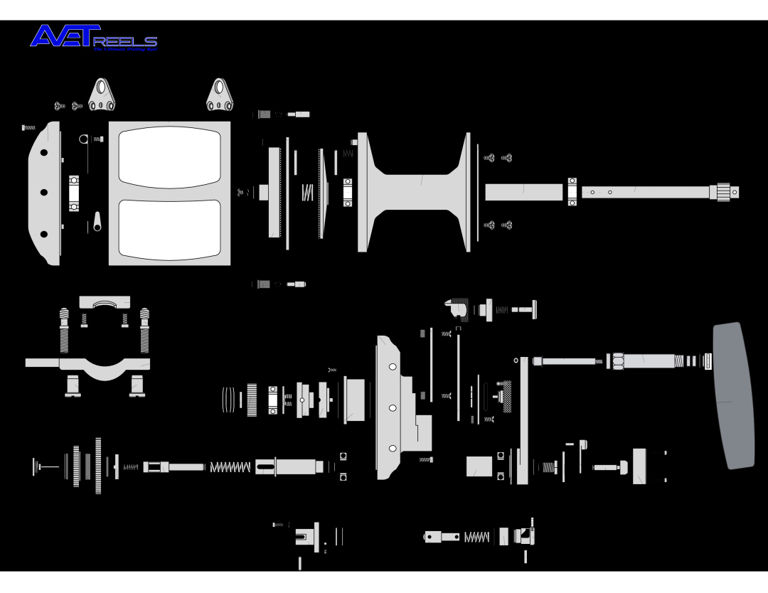 Avet Reels manual Model Pro EXW 50/2 Parts List rev, Assembly 