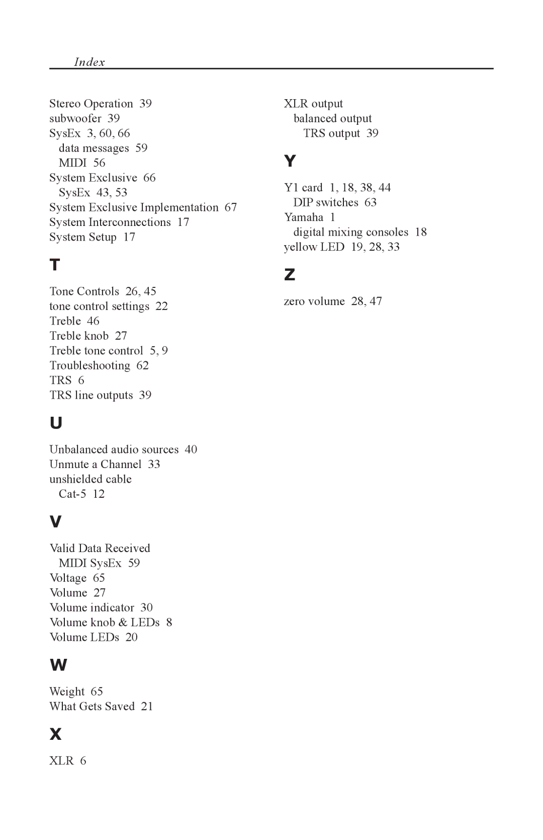 Aviom A-16R, A-16CS manual Xlr 