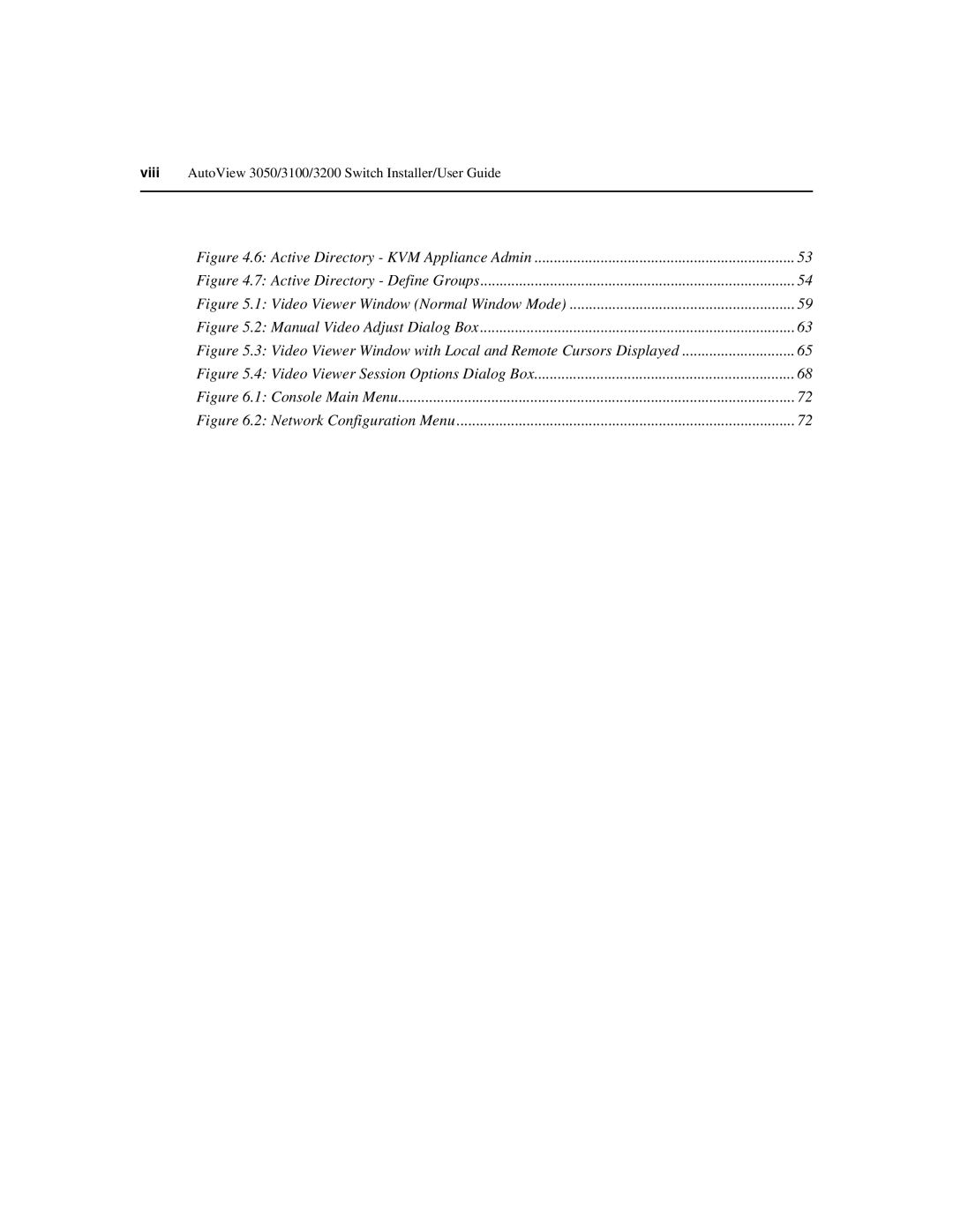 Avocent 3200, 3100, 3050 manual Active Directory KVM Appliance Admin 