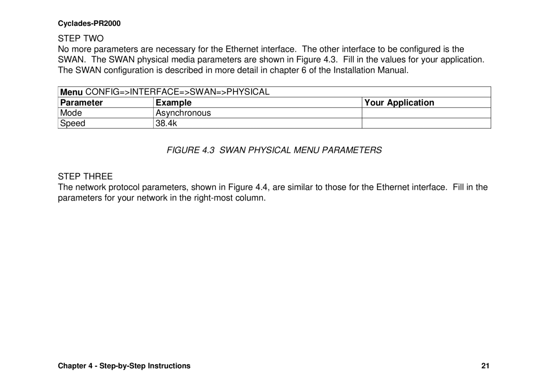 Avocent Cyclades-PR2000 installation manual Step TWO, Step Three 