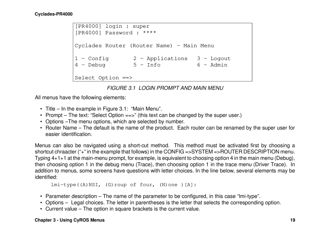 Avocent Cyclades-PR4000 installation manual Lmi-typeANSI, Group of four, None a 