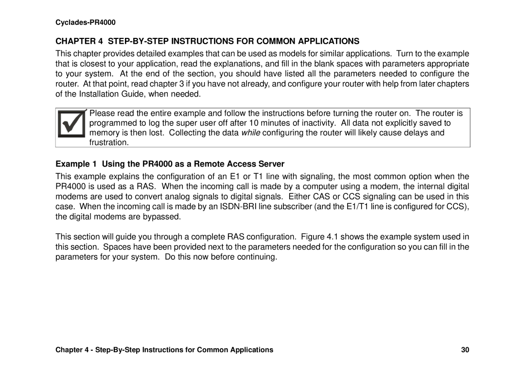 Avocent Cyclades-PR4000 installation manual STEP-BY-STEP Instructions for Common Applications 